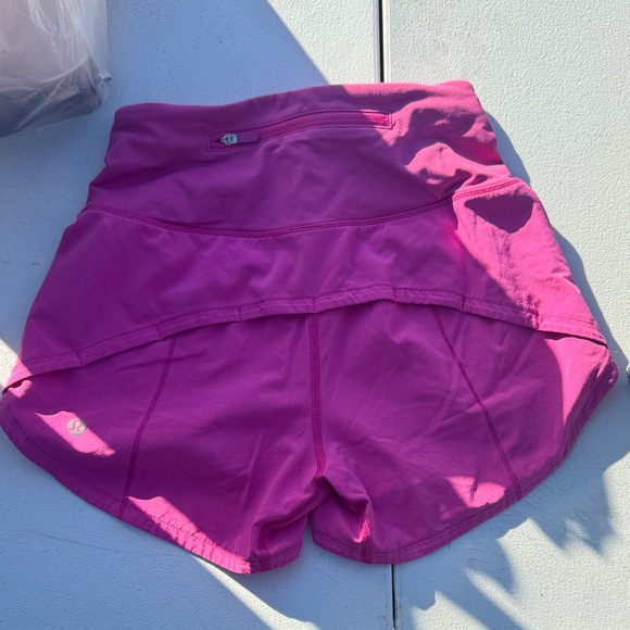 lululemon athletica Hot Pink High-Rise Athletic Shorts - Picture 2 of 2